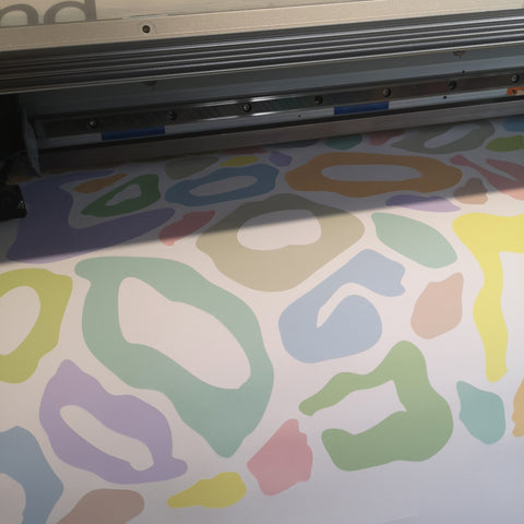 printing of wall stickers