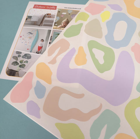 leopard print wall stickers