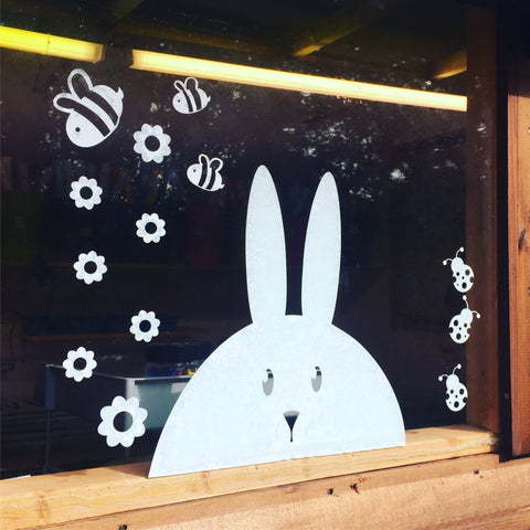 Easter Bunny Window Stickers