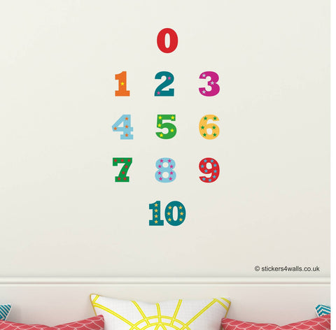 Reusable Traditional Fabric Alphabet Wall Stickers,  Alphabet & Number Wall Decals For Kids