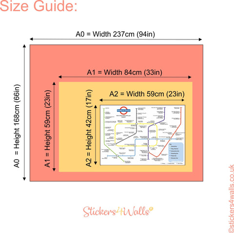 Educational Reading Map for KS1 Children - Tube Reading Map
