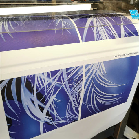 Reusable Fabric Botanical Cyanotype Photo Wall Stickers, Photo Wall Art For Your Home