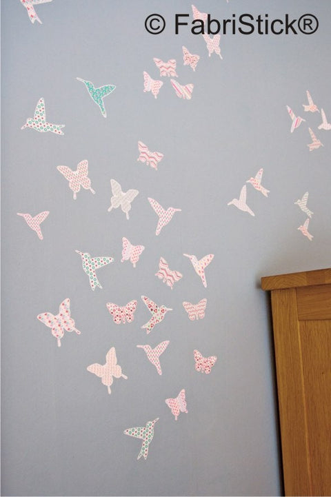 Hummingbird wall stickers, bird wall stickers, butterfly wall stickers, hummingbird decals, butterfly decals, girls wall stickers