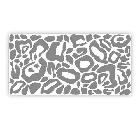 Reusable Leopard Print Fabric Wall Stickers, Colour Animal Print Design Decals