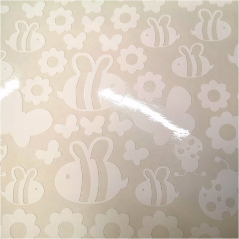 Reusable Bees, Ladybirds and Butterflies Window Cling
