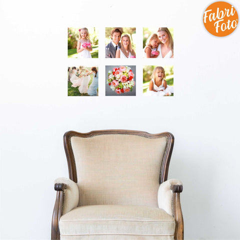 Gift For Mum, Personalised Reusable FabriFoto Photo Wall Stickers,