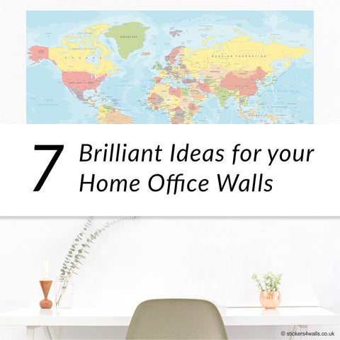 7 Brilliant Ideas for you Home Office Walls