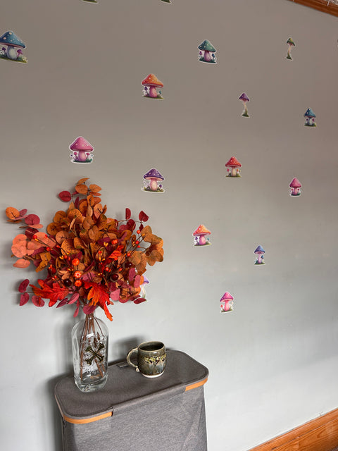 Bring the Magic Home: Decorating with Colourful Toadstool Wall Stickers as a Family