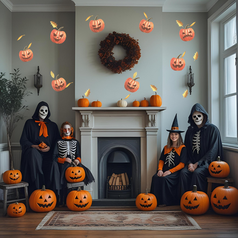 Halloween Decorations - Instant Peel and Stick Decor