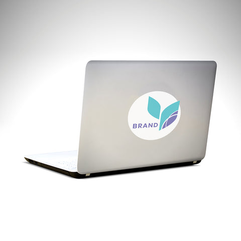 Laptop sticker to cover branding