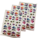 Colourful Toadstool Fabric Wall Stickers