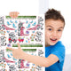 ON SALE NOW Cartoon Zebra Themed Fabric Wall Stickers - Reusable