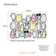 Fur Ever Friends Fabric Wall Stickers - Adorable Cat & Dog Themed Home Decor