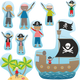 pirate kids bedroom decoration