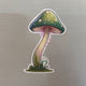 Colourful Toadstool Fabric Wall Stickers
