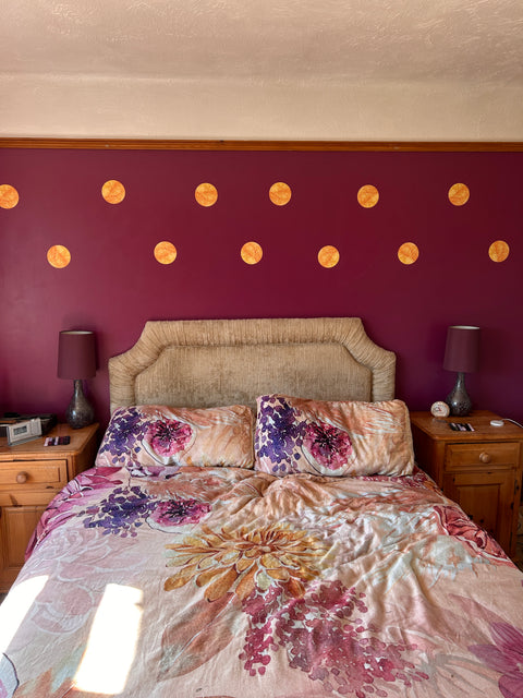 Modern Circle Designs for Stylish Spaces | Fabric Wall Stickers | Decorative Wall Circles