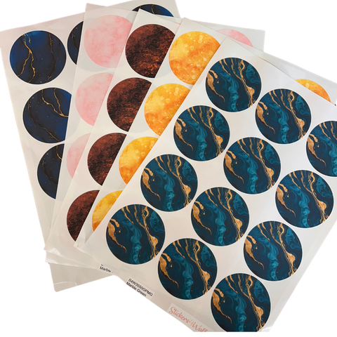 Modern Circle Designs for Stylish Spaces | Fabric Wall Stickers | Decorative Wall Circles