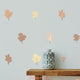 Update Plain Walls With Colourful Trees Fabric Wall Stickers
