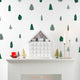 the dark tree wall stickers on a white wall