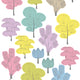 Update Plain Walls With Colourful Trees Fabric Wall Stickers