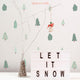 showing the tree wall stickers in a room