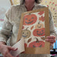 Halloween Pumpkin Wall Stickers – Repositionable Autumn Fabric Decals
