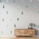 image showing the woodland wall stickers in a room situation