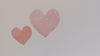 Reusable Valentine Heart Wall Sticker, Reds, Pastel, Rainbow, Soft Grey, Pinks Collections