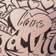 Colour Me - Good Vibes Motif, Love Heart Mindful Colouring Wall Sticker
