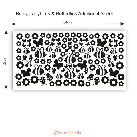 Easter Bunny Themed Window Decoration Stickers