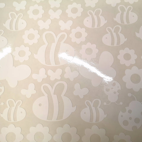 Easter Bunny Themed Window Decoration Stickers