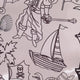 Pirate Themed Colouring Fabric Wall Sticker For Kids Fun