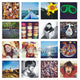 Reusable Personalised Photo Wall Sticker, Instagram Photo Fabric Poster