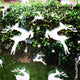 Reusable Christmas Reindeer Window Stickers, Reindeer Window Cling Window Decorations,