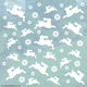 Reusable Hares Window Stickers, Window Cling Decoration,