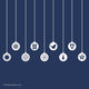 Reusable Christmas Bauble Window Decoration, Set of White or Red Holiday Bauble Window Stickers