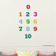 Reusable Traditional Fabric Alphabet Wall Stickers,  Alphabet & Number Wall Decals For Kids