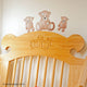 Reusable Teddy Bear Fabric Wall Stickers, Bear Nursery Wall Art Decals
