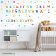 Alphabet PVC Free Wall Stickers - Reusable & Educational