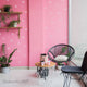 Reusable Cherry Blossom Wall Stickers, Set of 54 Decorative Fabric Flowers Decals