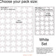 Star Shaped Fabric Wall Stickers - Reusable Fake Wallpaper effect
