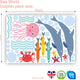 Sea World Height Chart Wall Sticker - Reusable