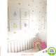 Polka Dot Fabric Wall Stickers - Reusable