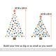 Reusable Polka Dot Contemporary Christmas Tree