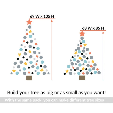 Reusable Polka Dot Contemporary Christmas Tree