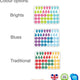 Bauble Wall Stickers part of Reusable Christmas Tree Wall Sticker