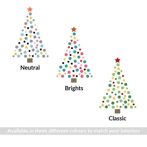 Reusable Polka Dot Contemporary Christmas Tree