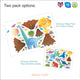 Dinosaur And Volcano Wall Sticker Mega Pack