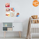 Reusable Personalised FabriFoto Photo Wall Stickers, Photo Wall Art