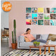 Reusable Personalised FabriFoto Photo Wall Stickers, Photo Wall Art